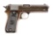 (C) Colt Model 1902 Pocket Hammer Semi-Automatic Pistol (1909).
