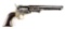 (A) London Colt Model 1851 Navy Thuer Conversion Revolver.