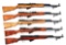 (C) Lot of 5: Russian SKS Semi-Automatic Carbines.