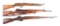 (C) Lot of 3: Belgian & Czech Semi-Automatic and Candian Bolt Action Military Rifles.