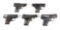(C) Lot of 5: Pre-War European Semi-Automatic Vest Pocket Pistols.