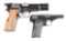 (C) Lot of 2: Belgian Browning Semi-Automatic Pistols.