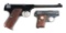 (C) Lot of 2: Pre-War Colt Semi-Automatic Pistols.