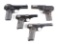 (C) Lot of 4: Pre-War German & Belgian Semi-Automatic Pistols.