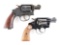 (C+M) Lot of 2: Smith & Wesson Navy Victory & U.S. Colt Detective Special Double Action Revolvers.