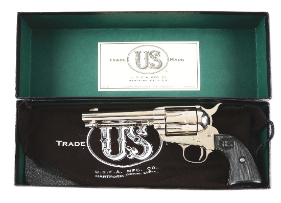 (M) Boxed U.S. Firearms Mfg. Co. Model 12/22 Single Action Revolver.