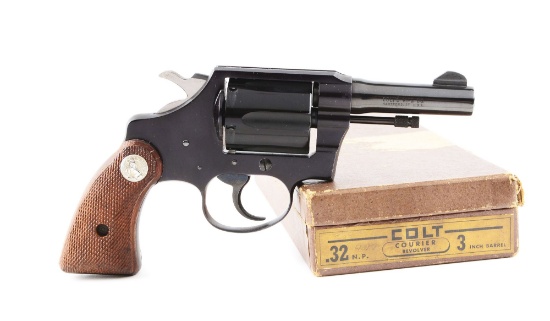 (C) Boxed Colt Courier Double Action Revolver (1955).