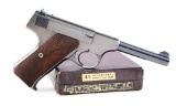 (C) Boxed Pre-War Colt Woodsman Semi-Automatic Pistol with Test Target & Hang Tag (1946).