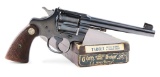 (C) Boxed Colt Officer's Model Double Action Target Revolver (1937).