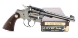 (C) Boxed Colt Officer's Model .32 Caliber Double Action Target Revolver (1941).