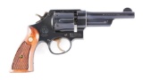 (C) High Condition Post-War Smith & Wesson Model 38/44 HE Double Action Revolver.