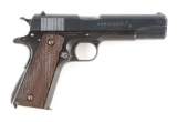 (C) Pre-War Colt Model 1911A1 Commercial Semi-Automatic Pistol.