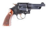 (C) Smith & Wesson Model 38/44 HE Double Action Revolver.