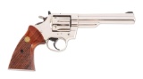 (M) Boxed Factory Nickel Colt Trooper Mk III Double Action Revolver.