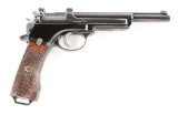(C) Steyr Manlicher Model 1905 Semi-Automatic Pistol with Holster.