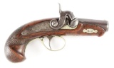 (A) Unmarked Period Copy of a Deringer Percussion Pistol.