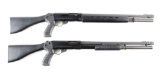(M) Lot of 2: Franchi 12 Bore Semi Automatic Shotguns.