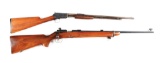 (C) Lot of 2: Winchester Model 52 & Model 62 Rifles.
