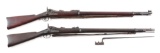 (A) Lot of 2: Springfield Trapdoor Rifles.