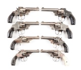 (C+A) Lot of 8: Smith & Wesson Top Break Revolvers.