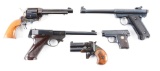 (M+C) Lot of 5: Assorted Modern Handguns.