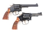 (M+C) Lot of 2: Boxed Smith & Wesson K Frame Double Action Revolvers.