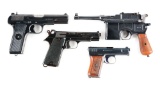 (C) Lot of 4: Pre-War European Semi-Automatic Pistols.
