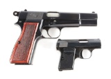 (C) Lot of 2: Boxed Browning Hi-Power (1961) & Baby Browning (1968).