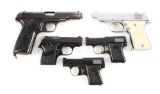 (M+C) Lot of 5: Boxed European Semi-Automatic Pistols.