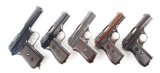 (C) Lot of 5: CZ Semi-Automatic Pistols (1 Nazi Marked).