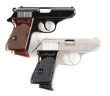 (C) Lot of 2: Walther PPK Semi-Automatic Pistols.