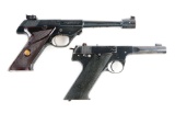 (C) Lot of 2: Hi-Standard H-D Military & U.S. Model 103 Semi-Automatic Pistols.