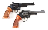 (C) Lot of 2: Boxed Smith & Wesson N Frame Double Action Revolvers (.357 & .44 Magnum).