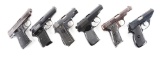 (C) Lot of 6: Pre-War European Holster Model Semi-Automatic Pistols.