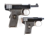 (C) Lot of 2: H&R / Webley & Scott Semi-Automatic Pocket Pistols.