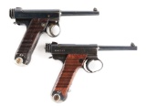 (C) Lot of 2 WWII Japanese Nambu Type 14 Pistols: 4.4 & 18.12.