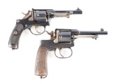 (C+A) Lot of 2: High Condition 19th Century European Military Revolvers.