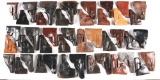 Lot of 58: Assorted European Military Holsters.