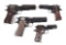 (M) Lot of 4: Llama Semi-Automatic Pistols.