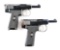 (C) Lot of 2 Webley & Scott Model 1908 Pistols.