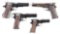 (C) Lot of 4 Spanish Semi-Automatic Pistols: Star 1920 Guardia Civil, Star Model B,  Llama Especial,