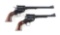 (M) Lot of 2: Ruger Blackhawk & New Model Super Blackhawk Single Action Revolvers.