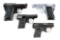 (C) Lot of 4: Pre-War European Browning Patent Semi-Automatic Vest Pocket Pistols.