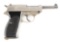 (C) Nazi Marked German Mauser byf 44 Dual Tone P.38 Semi-Automatic Pistol.
