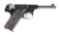 (C) U.S. Stamped High-Standard Model B Semi-Automatic Pistol.