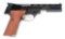 (C) High Standard Model 107 Supermatic Tournament Semi-Automatic Target Pistol (1968).