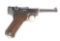 (C) German Erfurt Police Luger 1917 Dated Semi-Automatic Pistol.