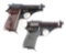 (C) Lot of 2: Berreta Model 70 Semi-Automatic Pistols.