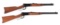 (C) Lot of 2: Rossi Lever Action Carbines .357/.44 Mag.