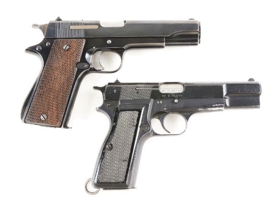 (C) Lot of 2: Star Model B & FN Browning Airweight Hi-Power Semi-Automatic Pistols.